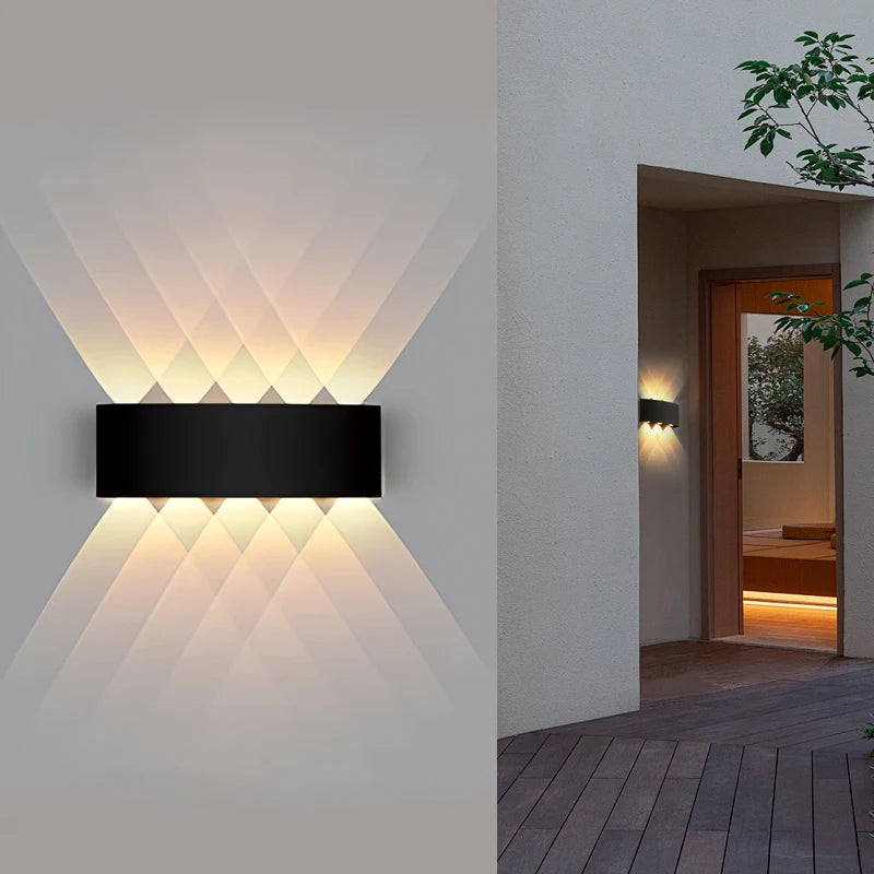 Luz de pared LED impermeable IP65.